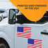 Magnet Me Up: American Flag Automotive Magnet Decal - 5x8 inches, 2 Pack, Red White, and Blue - Heavy-Duty for Car, Truck, SUV United States of Am...