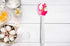 Star Wars 11-Inch Silicone Spatula - Cute Home Kitchen Baking, Cooking Utensil - White & Pink Rebel Design - Oven-Safe Household Grilling Gadget -...