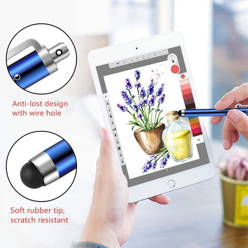 SP1015AK 10 Pack Stylus Pens for Touch Screens iPad iPhone Tablets Samsung Galaxy All Universal Touch Screen Devices......