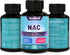 NAC Supplement, N-Acetyl Cysteine Capsules 800mg, N-Acetyl Supplement with Milk Thistle 200mg, Antioxidant Support, Vegan, GMOs-Free, NAC 90 Count...