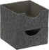 Household Essentials Graphite Small Square Organizer Boxes for Storage | 2pc Set...