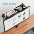WALI TV Top Shelf 2 Pieces, 8 Inch Adjustable Monitor Top Shelf Screen Storage Computer Screen Shelves Top TV Shelves for Cable Box Media Box Rout...