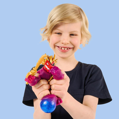 Heroes of Goo Jit Zu Cursed Goo Sea | Super Gooey, Goo Filled Toy Blazagon Action Figure Hero Pack | with Color Changing Face That Reveals His Cur...