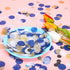 TecUnite Round Tissue Paper Table Confetti Dots for Wedding Birthday Party Decoration, 1.76 oz(Blue Gold Silver Confetti,2.5 cm)...