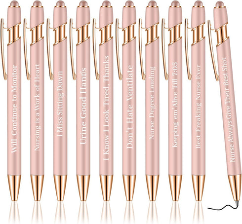 Nurse Gift Pens,Super Cute Saying Pen for Staff Coworkers Friends Graduated Nursing Students Daughter Sons on Nurses week Nurse's day (Style 2)...