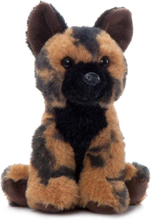 The Petting Zoo African Wild Dog Stuffed Animal Plushie, Gifts for Kids, Wild Onez Babiez Zoo Animals, Zoologee African Wild Dog Plush Toy 6 inche...