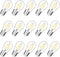 Shatterproof S14 Replacement LED Light Bulbs, 2W, Equivalent to 11-25 Watt, Warm White 2200K, Outdoor String Lights Vintage Edison Bulb, E26 Mediu...