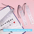 4 Pieces Metal Stencil Bookmark for Bullet Journal Stencils 5.5 x 1 Inch Stencil Template for DIY, Engraving, Painting, bullet journals supplies...