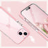 MATEPROX Compatible with iPhone 15 Plus Case, Clear Thin Slim Crystal Transparent Cover Shockproof Bumper Case for iPhone 15 Plus 6.7" 2023-Pink.....