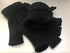 2 Pair Half Finger Gloves Winter Knit Touchscreen Warm Stretchy Mittens Fingerless Gloves in Common Size for Men and Women,black...