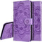 OOPKINS Compatible with Samsung A02 Case PU Leather Mandala Embossed Design Phone Case Flip Notebook Wallet Card Slot Holder Magnetic Stand Cover ...