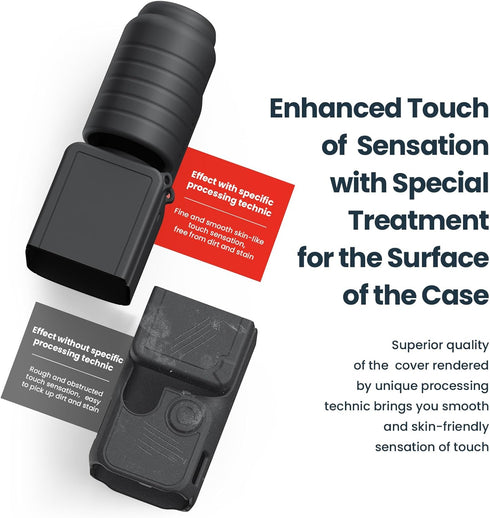 Gimbal Silicone Protective Case Cover for DJI Osmo Pocket 3, All-Round Protection Handheld Camera Lens Screen Protector Guard Protection...