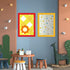 YENHOME Self Adhesive Yellow Bulletin Board Borders Classroom Borders for Bulletin Board 3"X590" Peel and Stick Bulletin Board Border Removable Wa...
