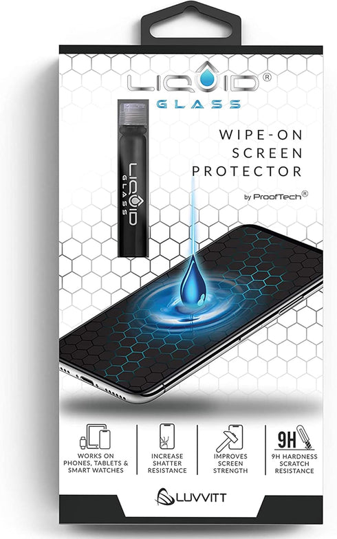 LIQUID GLASS Screen Protector for All Smartphones Tablets and Watches Scratch and Shatter Resistant Wipe On Nano Protection for Up To 4 Devices - ...