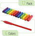 Mr. Pen- 12 Pack, Colorful, Pencil Grips, Pencil Holder for Kids, Pencil Grippers for Kids, Rubber Pen Grips for Adults with Arthritis...