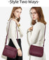 WESTBRONCO Crossbody Bags for Women, Medium Size Shoulder Handbags, Satchel Purse with Multi Zipper Pocket...