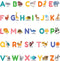 DECOWALL DS-8014 Colourful Animal Alphabet ABC Kids Wall Stickers Wall Decals Peel and Stick Removable Wall Stickers for Kids Nursery Bedroom Livi...