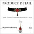 RareLove Red Rose Teardrop Gothic Lolita Velvet Choker Necklace and Dangle Earrings Jewelry Set Halloween Costumes for Women Accessories...