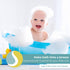 Spasilk Bath Hooded Towels & Washcloths Set for Babies, Hooded Terry Bath Towel & 4 Washcloths, Blue...