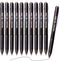 Vitoler 10 Pack Erasable Gel Pens, 0.7 mm Fine Point Retractable Pens, Black Ink Erasable Pens for Completing Sudoku and Crossword Puzzles...