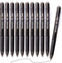 Vitoler 10 Pack Erasable Gel Pens, 0.7 mm Fine Point Retractable Pens, Black Ink Erasable Pens for Completing Sudoku and Crossword Puzzles...