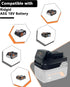 Adapter for Ridgid AEG 18V Battery to for Milwaukee M18 18V Cordless Tools, Use for Ridgid 18V Platform Batteries (Adapter Only)...