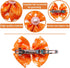 PET SHOW Bowknot Dog Hair Bows with French Barrette Clips Pet Puppies Yorkie Teddy Grooming Hair Accessories Pack of 10 (Paw Bone Printed)...