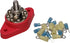 3/8" (Red) Distribution Stud Junction Post -8 Terminal Block- Buss Bar Kit...