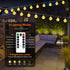 Outdoor String Lights Battery Operated 33FT 100LED Battery Powered String Lights Indoor Waterproof Mini Globe Lights with Remote Timer 8 Lighting ...