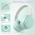 rockpapa L22 Wired Headphones for Kids Girls Boys Women with Microphone, Foldable Stereo 3.5mm Corded Headphones for School Classroom Chromebooks ...