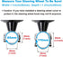Hypersonic Auto Steering Wheel Knob, Steering Wheel Spinners, Felixable and Durable Power Handle with Bearing Fit for Cars, Trucks, Tractors, Mowe...