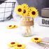 60 Pieces Sunflower Cupcake Toppers Yellow Flower Cake Picks Sunflower Toothpicks Summer Food Picks for Wedding Party Supplies Birthday Cake Decor...