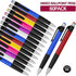 Pens Bulk, Tip-Top Ball Point Pens, Black Ink Pens Medium Point (1.0mm), Click Pens, Ballpoint Smooth Writing Pens for Journal No Smudge, Office P...