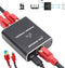 Ethernet Splitter 1 to 2,Gigabit Ethernet Splitter 1000Mbps High Speed with Cat8 Ethernet Cable 1.5ft,LAN RJ45 Splitter with USB Power Cable for C...