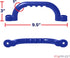 Play Platoon Playground Safety Handles, 2 Pack - Blue Grab Handle Bars for Outdoor Jungle Gym or Swing Set...