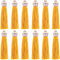 80mm Polyester Soft Tassel Ice Silk Tassel End Stopper Pendant Connectors with Gold Tassels Cap for DIY Jewelry Accessories Making/Earring/Curtain...
