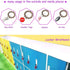 BIHRTC Pack of 6 Keychain Bracelet key Holder Wristlet Wrist Key Chain Spring Wristband Flexible Spiral Wrist Coil Spring Key Chain Stretchable Sp...