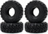 TREAL 1.0 Tires Soft Sticky RC Crawler Tires TrailBurner 62mm (4P) for 1/24 1/18 SCX24 AX24 FCX24 TRX4M...