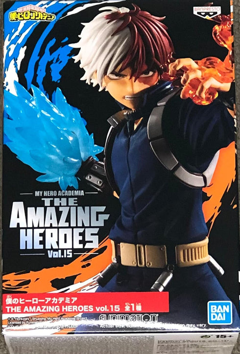 Banpresto 18079 My Hero Academia - The Amazing Heroes Vol. 15 Shoto Todoroki Figure...