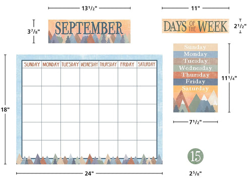 Teacher Created Resources Moving Mountains Calendar Bulletin Board...