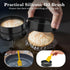 8PCS Crumpet Rings, Nonstick English Muffin Rings 4 Inch, Stainless Steel Double Rolled Tart Rings for Baking, Round Metal Pastry Baking Rings for...