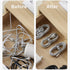 TENOC Silicone Cable Ties 10 Pcs White Reusable Cable Holder Elastic Cord Straps Flexible Wire Organizer for Phone Tablet Charging Cable and Heads...