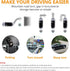 No Tool Required Easy Set Up Silicone Steering Wheel Spinners for Automobiles...