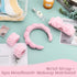 Puffy Spa Headband & Skincare Headbands for Women Makeup,Terry Cloth Towel Head Band for Skin Care,Sponge Make Up Hair Band for Girls,Face Wash Wr...