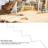 2Pcs 2m Folding Carpenters Ruler Lightweight Compact Measuring Stick Woodworking Tool MultiAngle Design...