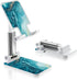 Foldable Phone Stand for Desk, Adjustable Angle of View, Suitable for iPhone, Samsung and Other Smart Phones, Blue Ocean...