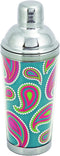 True Spirit Mixing, 16 oz Disco Cocktail Shaker, Bright Patterns...