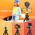 Aureday Cell Phone Tripod, Flexible Mini Tripod with Remote and Cold Shoe, Small Tripod Stand for Video Recording, Vlogging, Compatible with Micro...