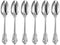 KEAWELL Luxurious 5.1-Inch Espresso Spoons Set - 6 Pieces - Mini Coffee Spoon, 18/10 Stainless Steel - Gorgeous Design with Exceptional Mirror Pol...