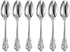 KEAWELL Luxurious 5.1-Inch Espresso Spoons Set - 6 Pieces - Mini Coffee Spoon, 18/10 Stainless Steel - Gorgeous Design with Exceptional Mirror Pol...